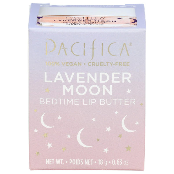 Pacifica Lavender Moon Lip Mask – Hydrating Bedtime Lip Treatment for Dry, Wrinkled Lips, Shea & Jojoba, Vegan Cruelty-Free Lip Repair, 0.63 Ounce