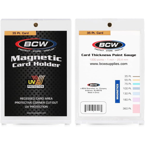 BCW 35 Pt Magnetic Card Holders with UV Protection 40 ct