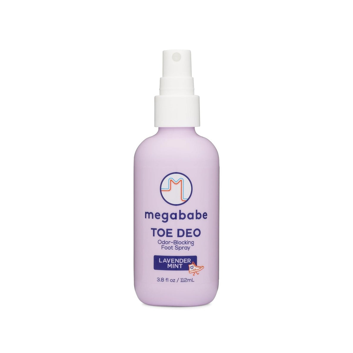 Megababe Toe Deo, Foot Odor Eliminator & Deodorizer, 3.8 fl oz