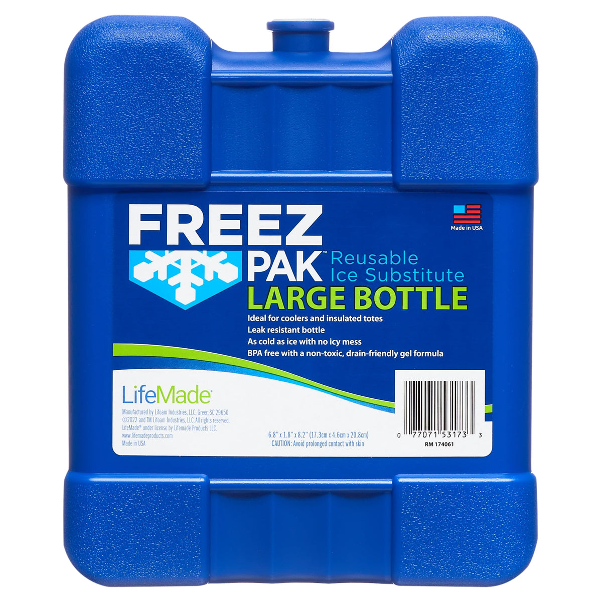 Freez Pak Large Reusable Ice Pack with Hard Shell, 2.4lbs