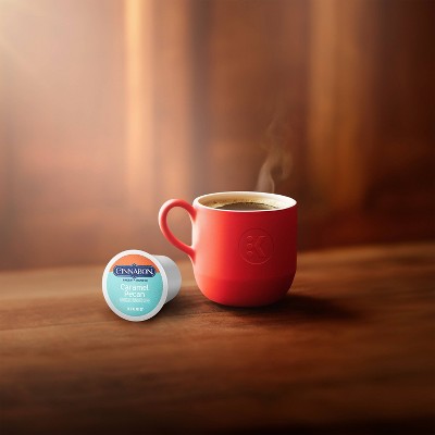 Cinnabon Caramel Pecan Medium Roast Coffee Keurig - K-Cup Pods 24ct: Arabica Beans