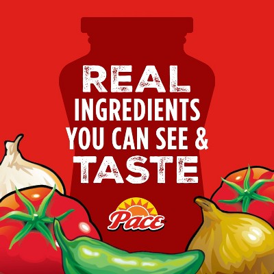 Pace Hot Picante Sauce 24oz: Gluten-Free, No Artificial Preservatives, Vegan