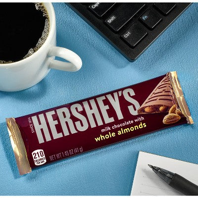 Hershey's Milk Chocolate with Almonds Candy Bars - 6ct