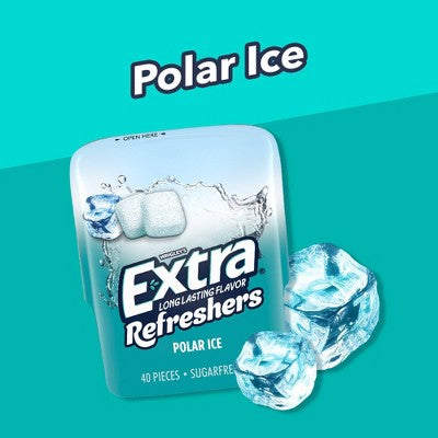 Wrigley's EXTRA Refreshers Polar Ice Sugar-Free Gum - 40ct