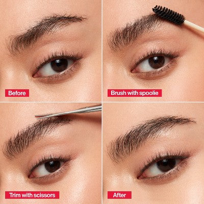 Revlon Designer Series with Brow Scissor and Spoolie Brush Set - 2pc