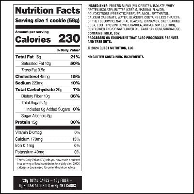 Quest Nutrition Protein Cookie - Snickerdoodle