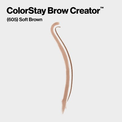 Revlon Colorstay Brow Creator - Waterproof Pencil & Powder - 605 Soft Brown - 0.003oz: Contains Vitamin E, Contains Vitamin C