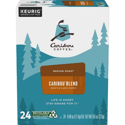 Caribou Coffee Caribou Blend Keurig K-Cup Coffee Pods - Medium Roast - 24ct