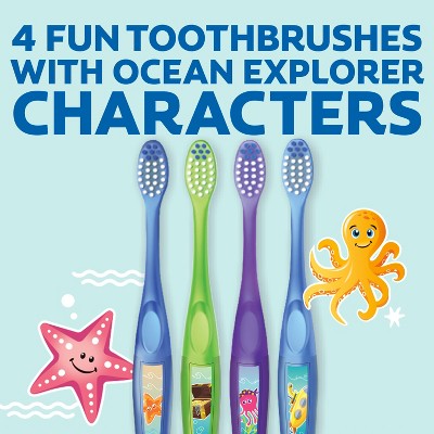Colgate Kids' Ocean Explorer Manual Toothbrush Extra Soft - 4ct