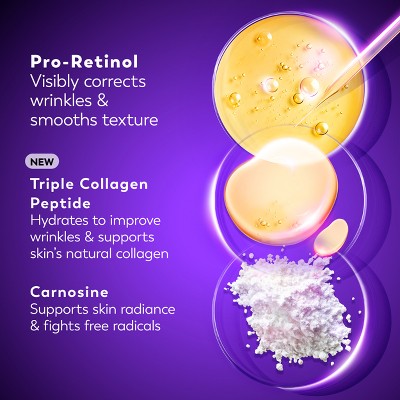 Olay Regenerist Retinol 24 + Peptide Night Face Moisturizer Fragrance-Free - Trial Size - 0.5oz