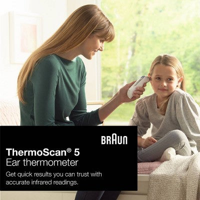 Braun Thermoscan Ear Thermometer with ExacTemp Technology
