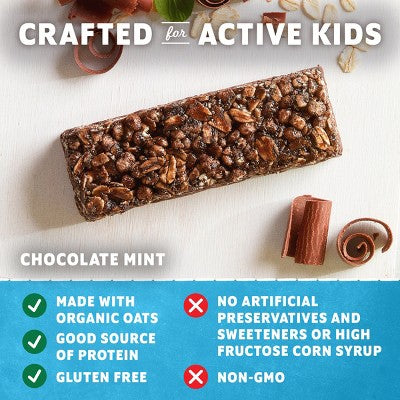 Zbar Protein Gluten Free Chocolate Mint Granola Bars - 5g Protein - 12.7oz/10pk