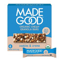 MadeGood Cookies & Creme Granola Bar - 5.1oz/6ct