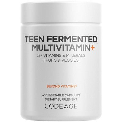 Codeage Teen Fermented Multivitamin Vegan Capsules - 60ct