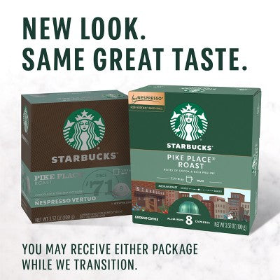 Starbucks by Nespresso Vertuo Line Pike Place Roast