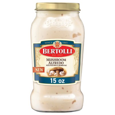 Bertolli Mushroom Alfredo Sauce with Portobello Mushrooms - 15oz