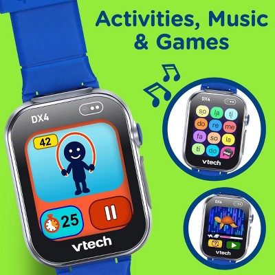 VTech KidiZoom Smartwatch DX4 : Sensory Development, Teaching Aid, No Assembly Required, Age 4+