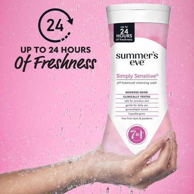 Summer's Eve Simply Sensitive Feminine Cleansing Wash - 15 fl oz