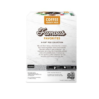 Keurig Famous Favorites Keurig K-Cup Pod Collection Medium Roast Coffee - 24ct