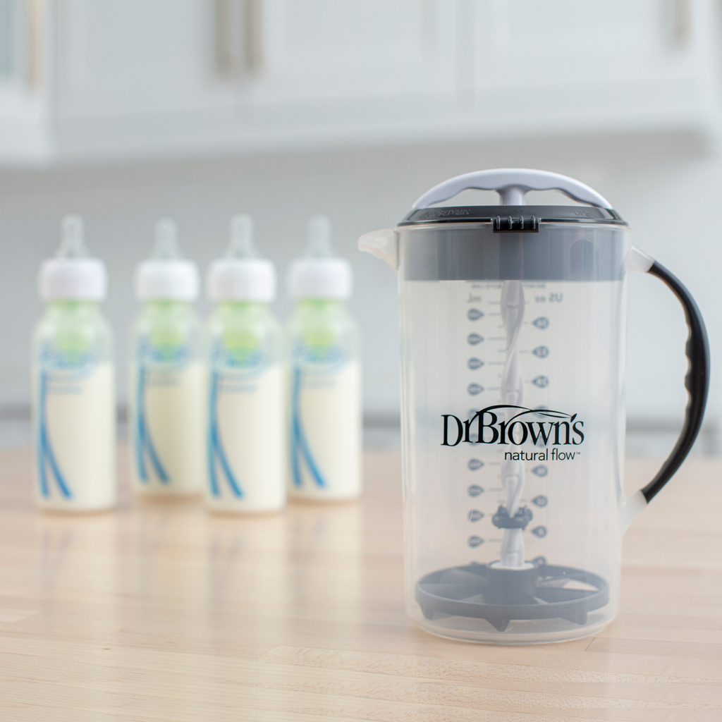 Dr. Brown's Formula Mixing Pitcher Milchpulver-Mixkrug, 32 oz - Schwarz