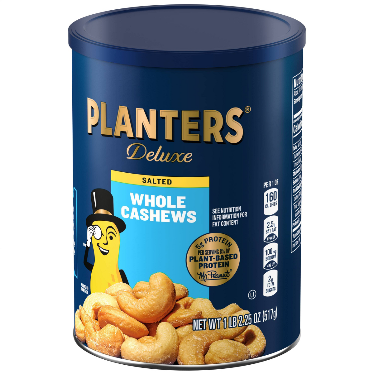 Planters Deluxe Salted Whole Cashews - 18.25 oz