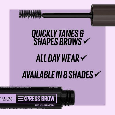 Maybelline Express Brow Fast Sculpt Eyebrow Gel Mascara - Clear - 0.09 fl oz