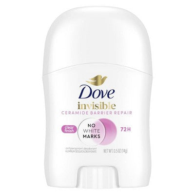 Dove Beauty Mini Advanced Care Invisible Clear Finish Antiperspirant & Deodorant Stick - Travel Size - 0.5oz