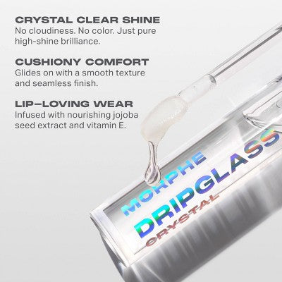 Morphe Super Shine Lip Gloss - Dripglass Crystal - 3.8ml