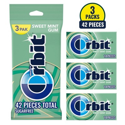 Orbit Sweet Mint Sugar-Free Gum Multipack - 14ct/3pk