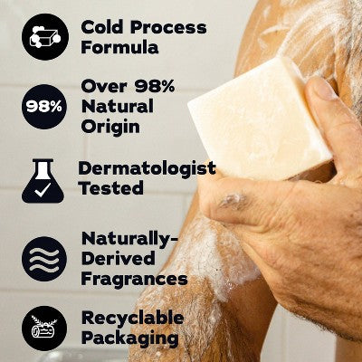 DR. SQUATCH Men's All Natural Bar Soap - Wood Barrel Bourbon - 5oz