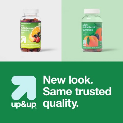 Adult Multivitamin Gummies - Orange, Peach & Berry - up&up™