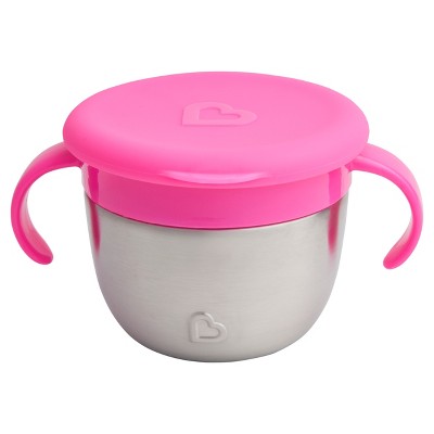 Munchkin Snack Stainless Steel Snack Catcher with Lid