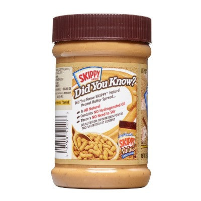 Skippy Super Chunk Peanut Butter - 15oz: Gluten-Free, No Artificial Colors, No Preservatives