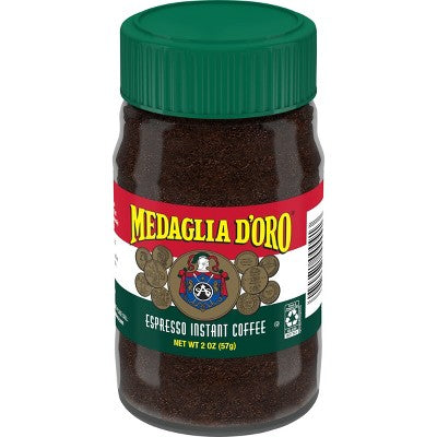 Medaglia D'Oro Espresso Instant Dark Roast Coffee - 2oz: Source Varies, Unflavored