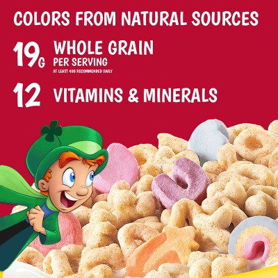 Lucky Charms Size Breakfast Cereal - 18.6oz: Gluten-Free, No Artificial Sweeteners, Whole Grain