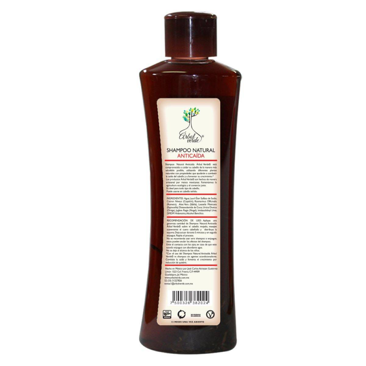 Arbol Verde Kräuter-Shampoo gegen Haarausfall 16.9 fl oz
