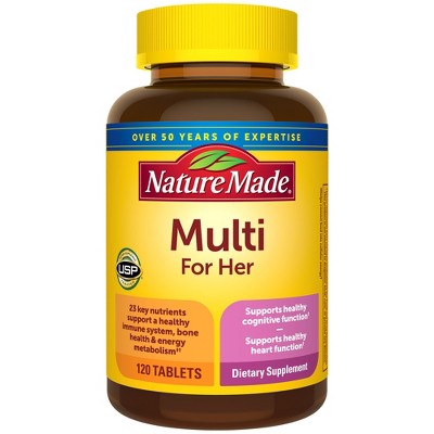 Nature Made Women Multivitamin Tablets, USP Verified - 120ct
