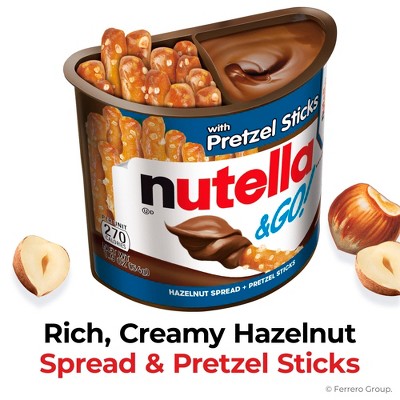 Nutella and Go! with Pretzel Sticks - 7.6oz/4pk: Creamy Texture