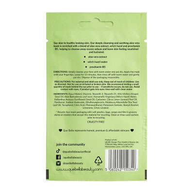 Que Bella Cleansing Aloe Vera Cream Mask - 0.5oz