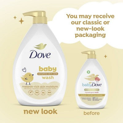Baby Dove Rich Moisture Sensitive Skin Hypoallergenic Baby Wash - 34oz