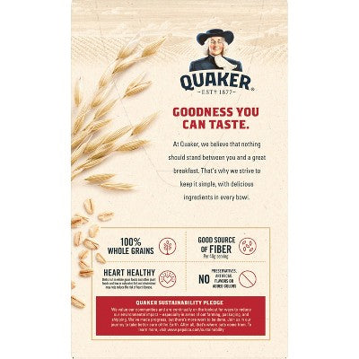 Quaker Instant Oatmeal Original - 10ct/9.8oz: American Heart Association Certified, No Artificial Flavors