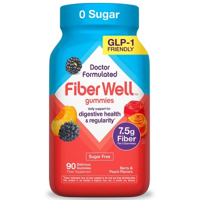 Vitafusion Fiber - Well Fiber Supplement Gummies - Fruit Flavors - 90ct