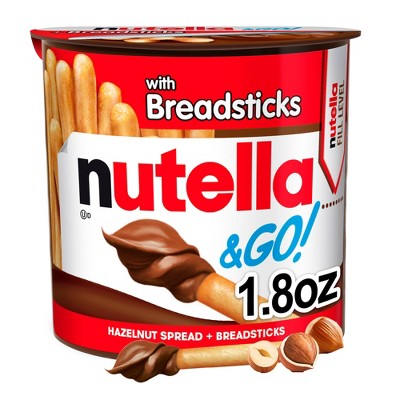 Nutella & Go! Hazelnut Spread & Breadsticks - 1.8oz: Creamy