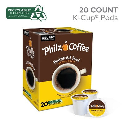 Philz Coffee Philtered Soul Medium Roast Coffee Keurig K-Cup Pods - 20ct/7.7oz