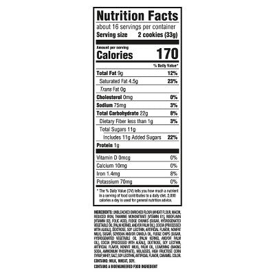 Chips Ahoy! Chunky Fudgy Chocolate Chip Cookies Family Size - 18oz