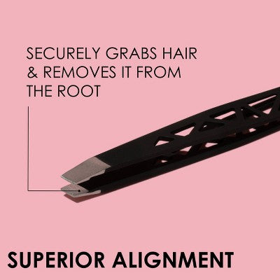 JAPONESQUE Slant Tweezer Midnight