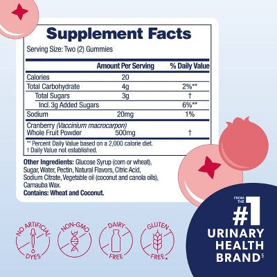 AZO Urinary Tract Health Gummies - Cranberry