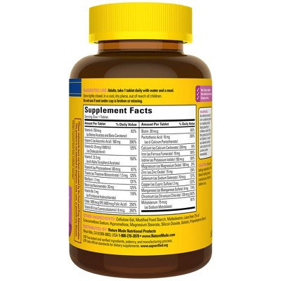 Nature Made Women Multivitamin Tablets, USP Verified - 120ct
