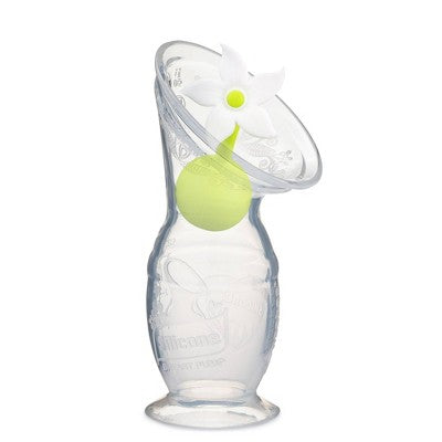 haakaa Breast Pump with Suction Base and Flower Stopper