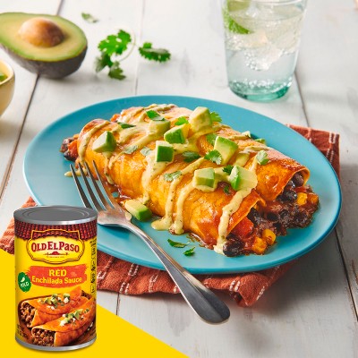 Old El Paso Red Enchilada Sauce Mild 10oz: Low Fat, Gluten-Free, Vegan